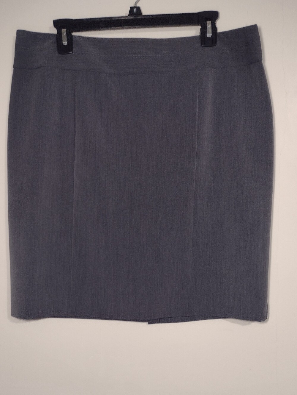 Classic Gray Pencil Skirt - Women's Professional Skirt Sz 14